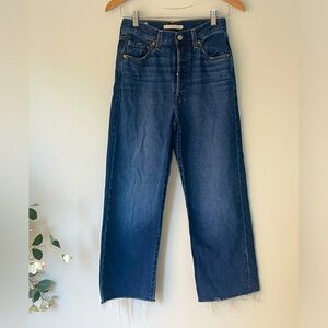 Levi's® Premium Ribcage Straight Ankle Jeans